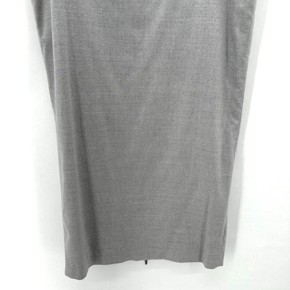 Fabiana Filippi‎ Maxi Skirt Back Zip Womens XL Grey Wool Cashmere Capsule Preppy - Picture 3 of 12